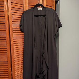 Babaton Charcoal Open Front Cardigan